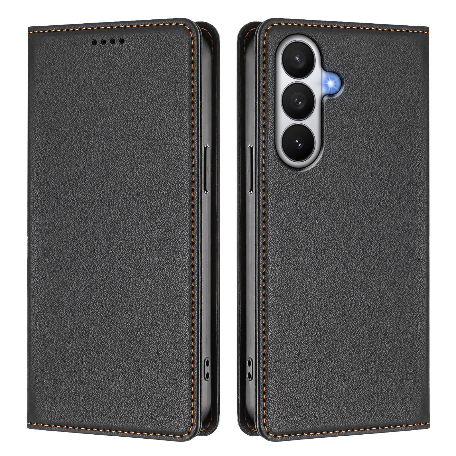 

Leather Phone Case For Samsung Galaxy S26 Ultra S26 Edge S26 Plus S26 S25 Edge S25 Ultra S25 Plus S25 Flip Wallet
