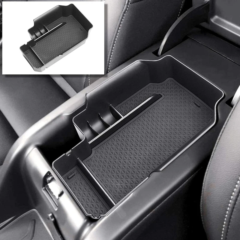 1PC Interior Accessories Center Console Organizer Tray Armrest Console Insert For 2015-2018 Chevy Colorado GMC Canyon