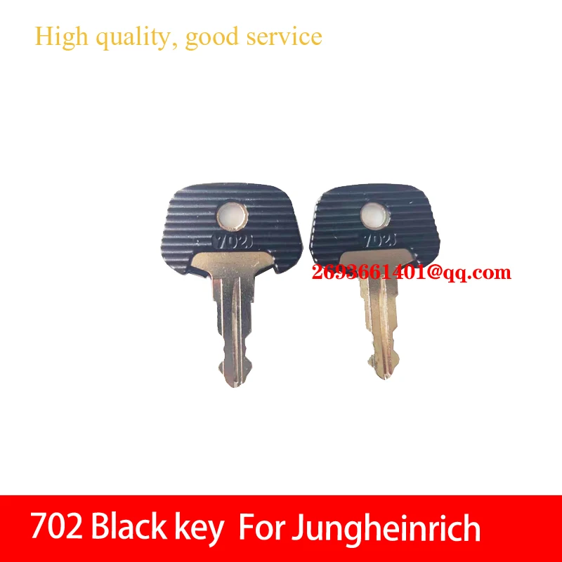 702 Black key, 2 Pcs Ignition Key 28520490 for Jungheinrich.