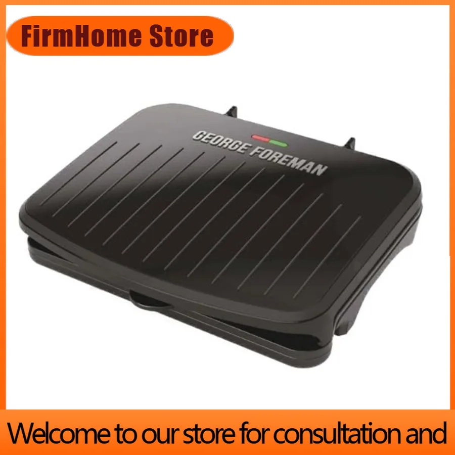 FirmHome StoreFamily-Size Grill Panini Press With Nonstick Ceramic Coating Fat-Removing Slope Adjustable Angle Ideal For Indoor/