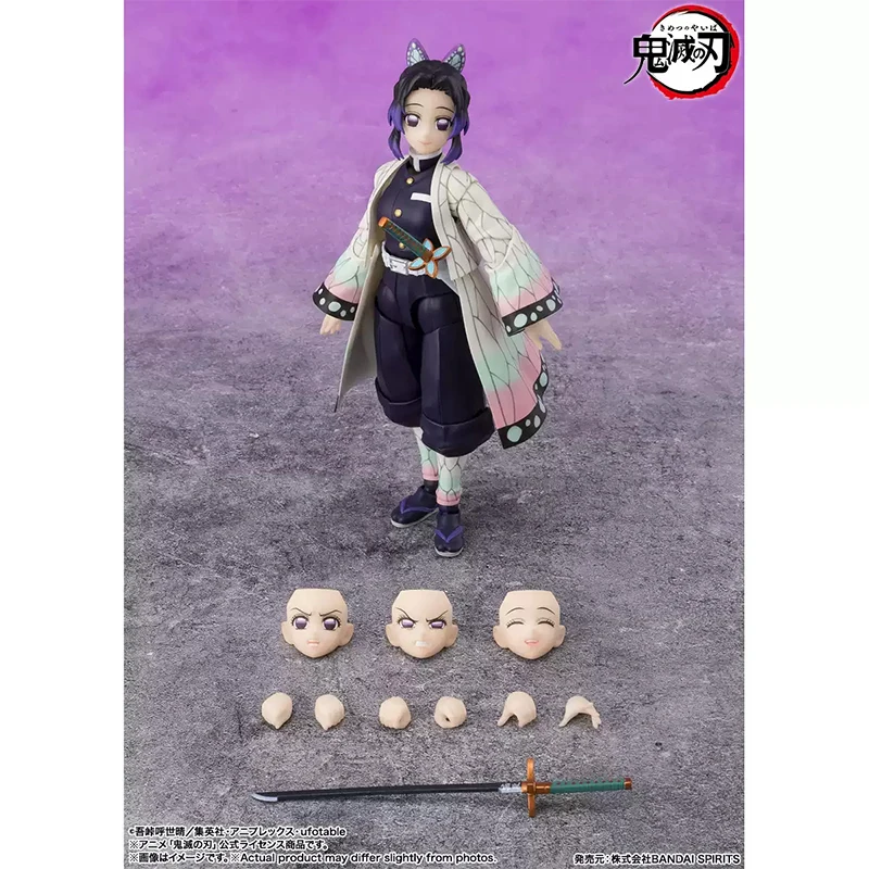 ฟิกเกอร์อนิเมะดาบพิฆาตอสูร ฮาชิระ โคโจ ชิโนบุ ของแท้จาก BANDAI รุ่น SHF ของเล่นโมเดลแอคชั่น