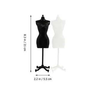 Dudukan Pajangan Manekin Gaun Dudukan Model Bentuk Pakaian Penyangga Mini Dudukan Jahit Rak Gaun Gantungan Rak Braket Jersey 6 bentuk pakaian penjualan terbaik - №