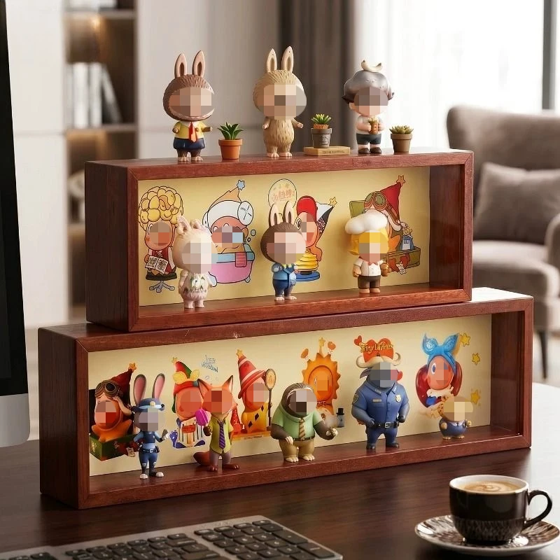 Floating Desk Shelf Doll Storage Trinket Kawaii Shelf Display Decoration Organizador De Escritorio Household Items Clearance