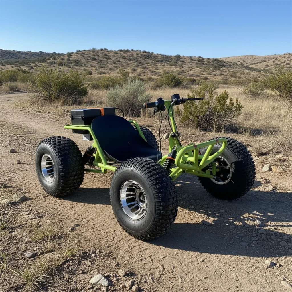 

Cheap Electric Four-Wheel Off-Road Vehicles With 10-inch Mountain Tires 1800W High-Power Motor Electric Outdoor Drift Go Kart