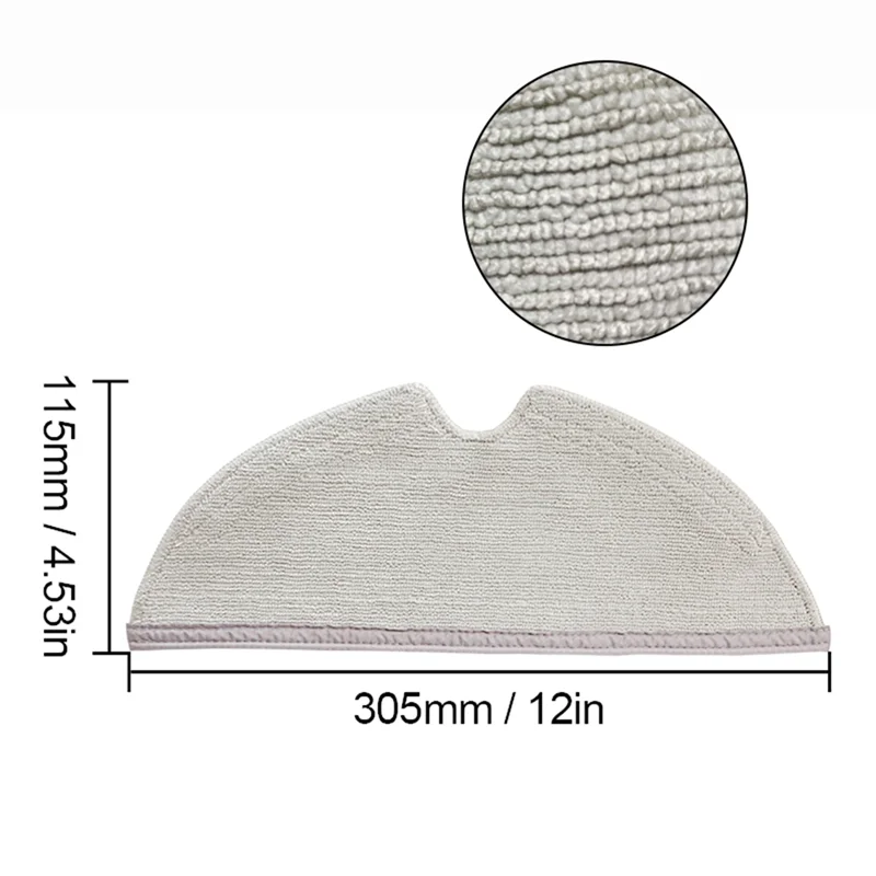 Cepillo lateral principal para Robot aspirador, filtro Hepa, paño de fregona para + MAX + S7 T8, pieza de repuesto blanca