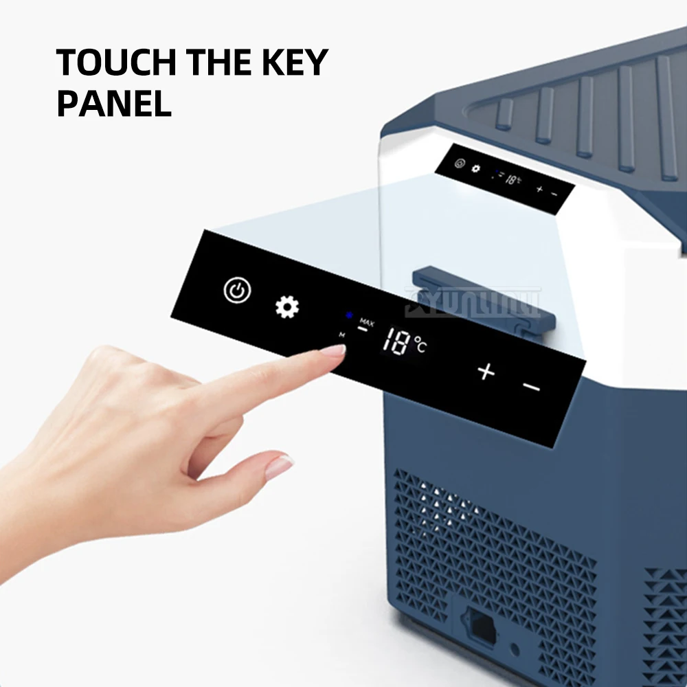 22L Car Refrigerator Home Dual Use Outdoor Compressor Freezing Refrigeration Heladera