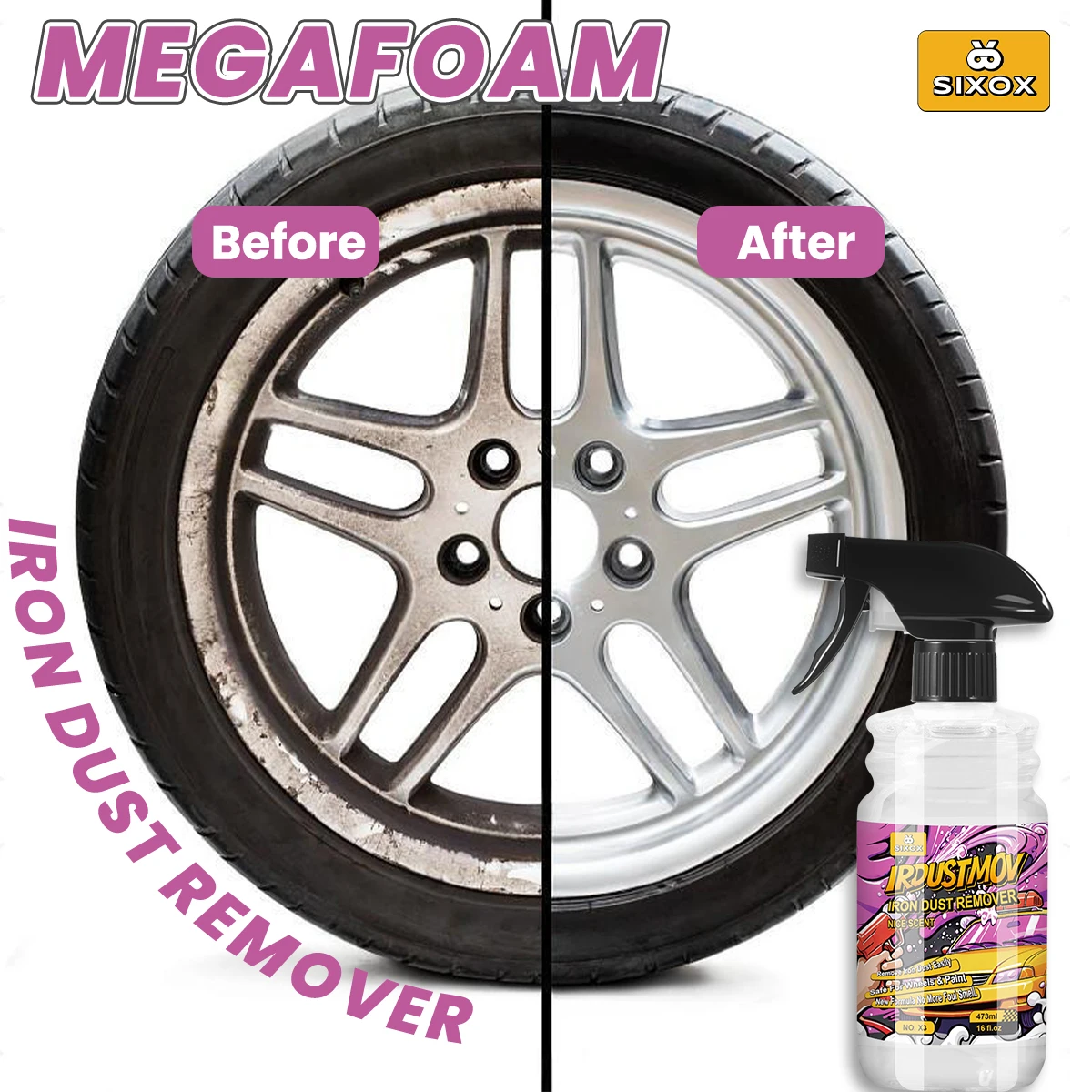 Car Iron Powder Rem…