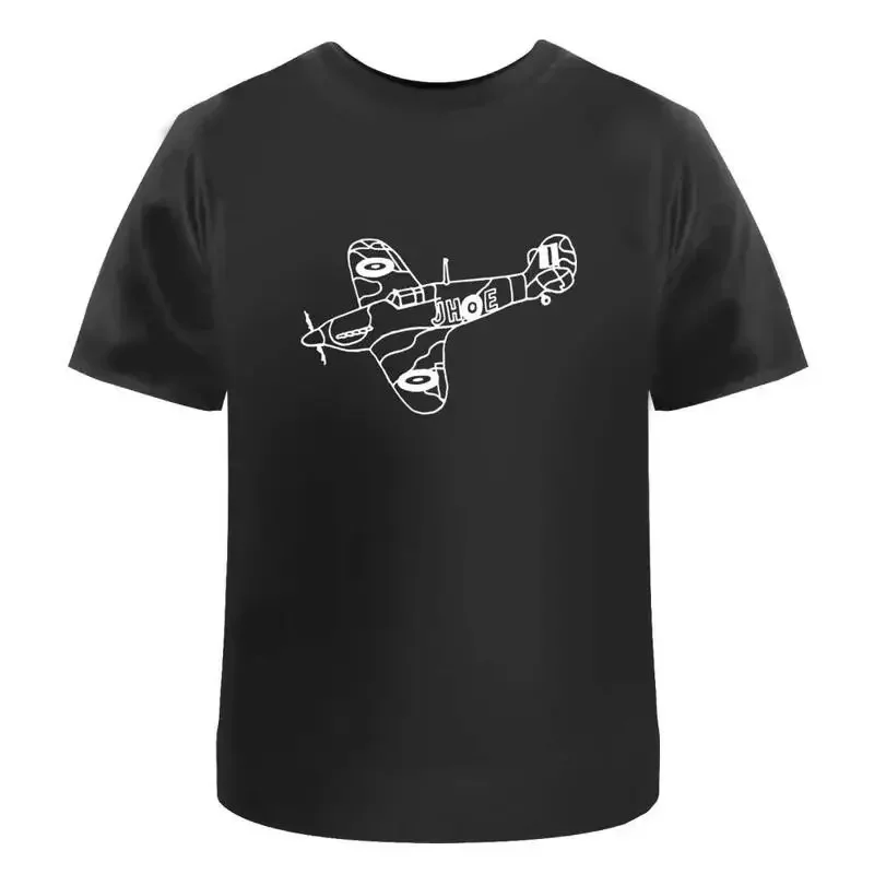 Hurricane Plane' Cotton T Shirt Ta010840
