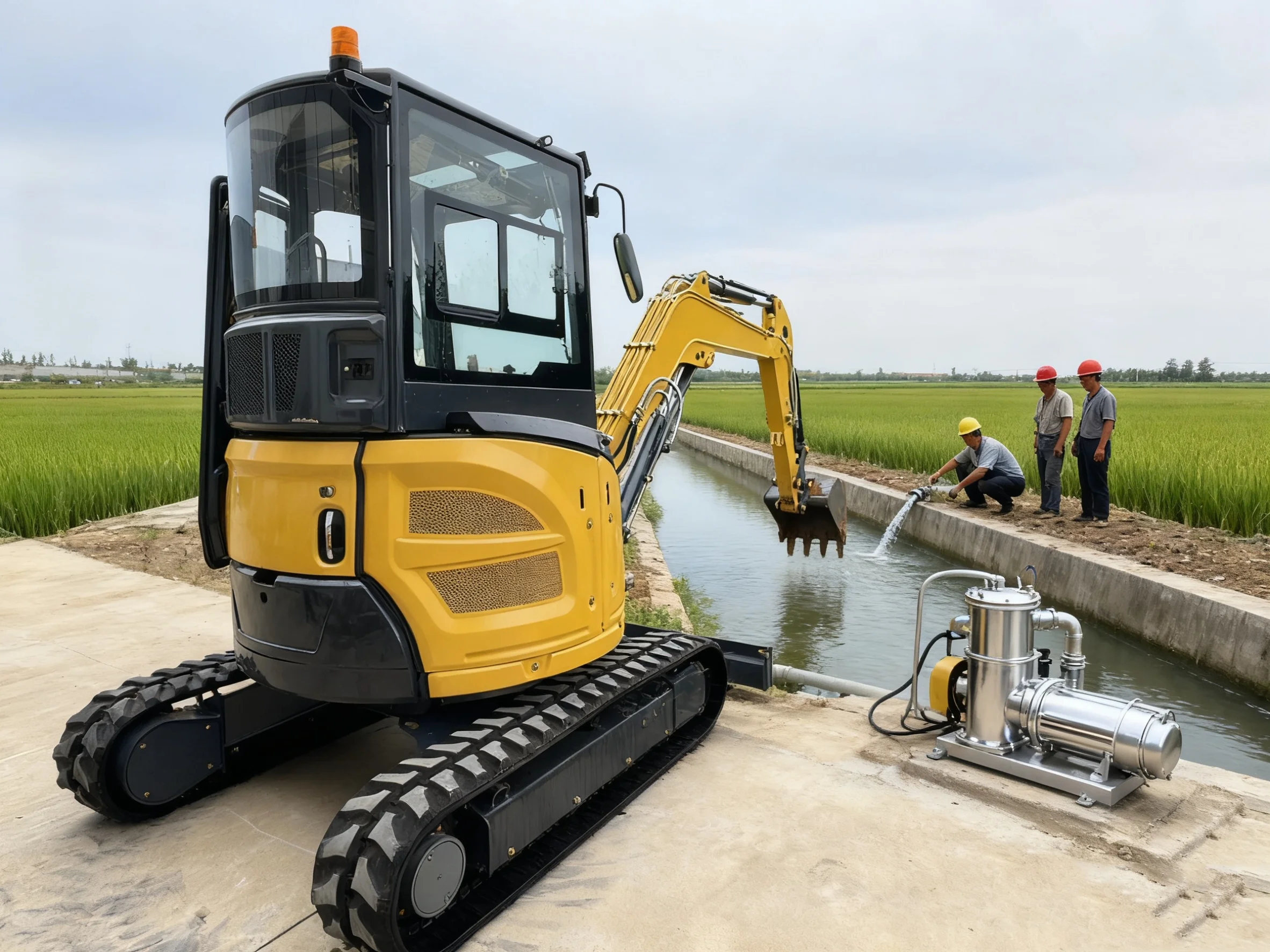 

High performance 3.5-ton excavator with cab for construction 60% off sales of small excavators