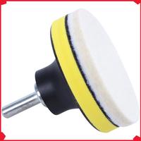 B17B 40PC 3Inch 75Mm Felt Polishing Pad Windscreen Scratch Repair Glass Polishing Kit