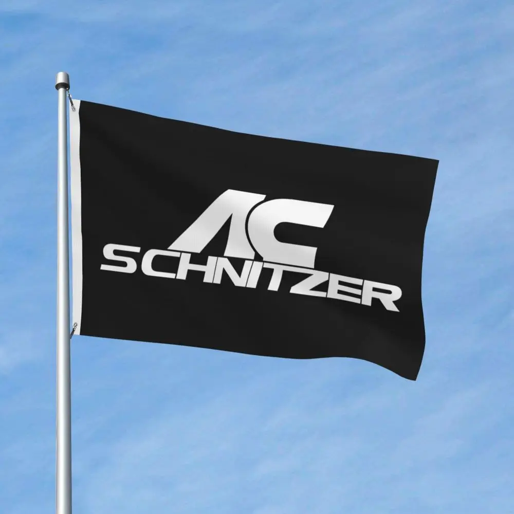 NEW AC Schnitzer Double Sided Banner Breeze Flag Garden Flag Decorative Flag Party Banner 3x5FT (90x150cm)