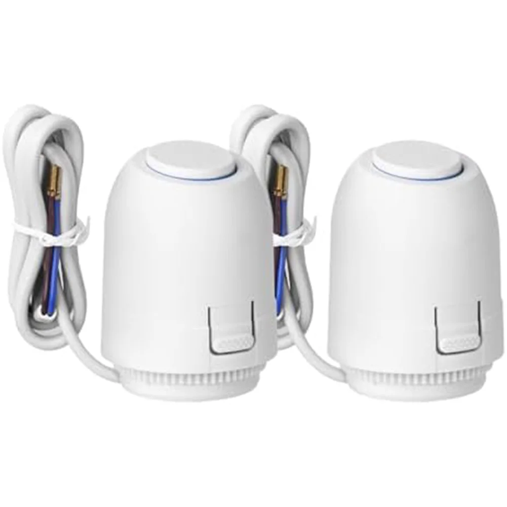 2Pcs 230V Normally Closed Electric Thermal Actuator For Underfloor Heating Thermostatic Radiator Valve Water Distributor M30x1.5
