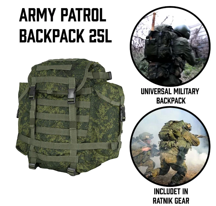 SMTP FX629 25L Russian 6SH117 EMR Backpack Russian EMR Bag Little Green Man Backpack