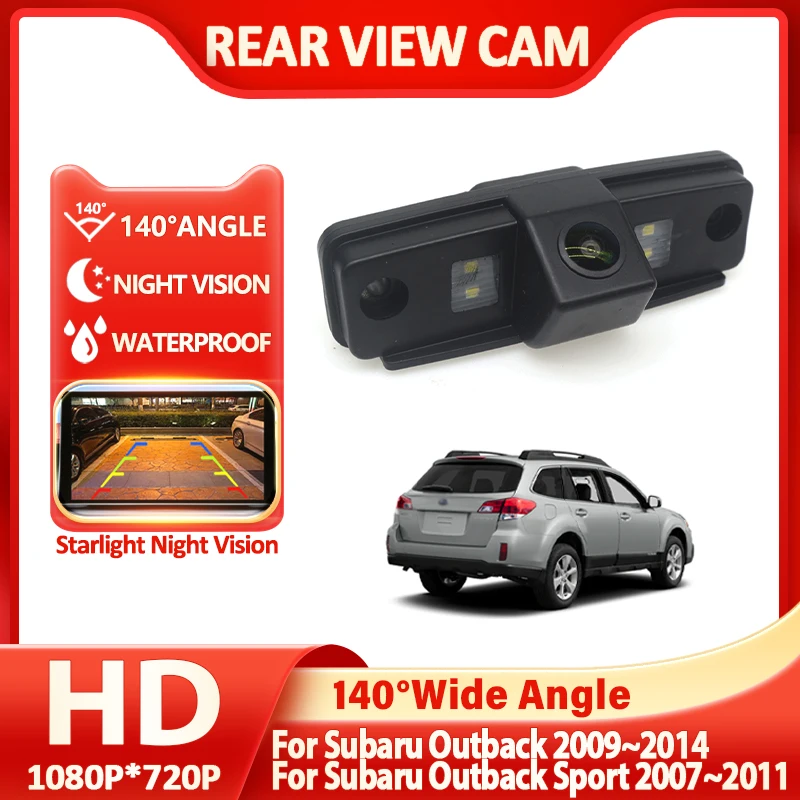 

Автомобильная камера для Subaru Outback 2009–2014 для Subaru Outback Sport 2007–2011 CCD HD камера заднего вида ночного видения высокого качества RCA