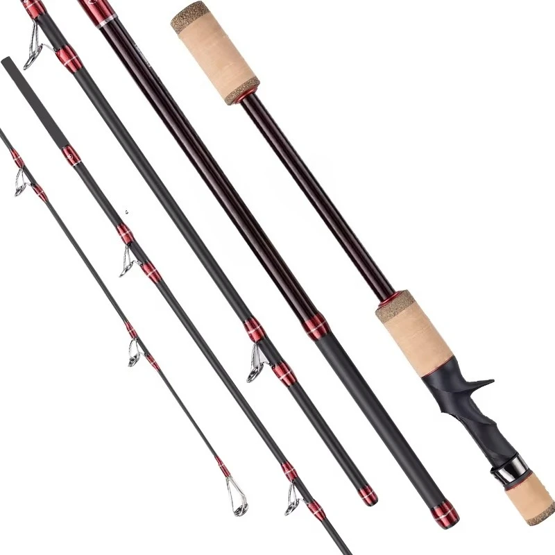 

5 Sections 10g-80g Bait Weight Lure Rod 40g-260g Jigging Rod 10KG Drag Power Saltwater Fishing Rod