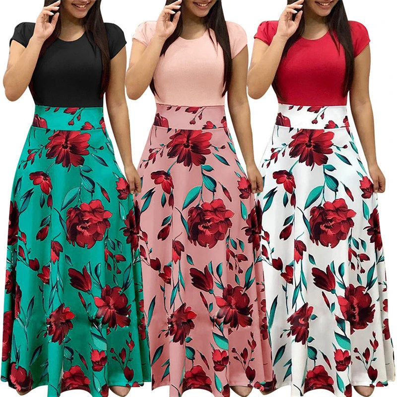 floral-stripe-dot-print-splicing-short-sve-s5xl-7-colors-clothing-accessory-no-brand-registered-trademark-kh969652