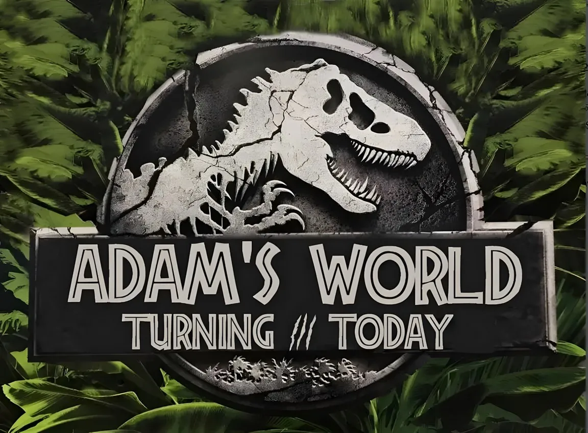 Fondos de pared de dinosaurio del Mundo Jurásico de cartón Bloomington personalizados, suministros para fiestas, fondos de estudio de fotografía