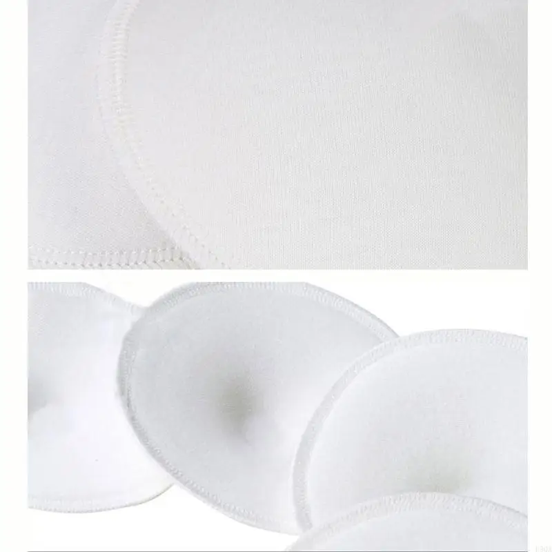 D5QA 4pcs Soft Breathable Nursing Pads Anti-Overflow Spill Prevention Breast Pads