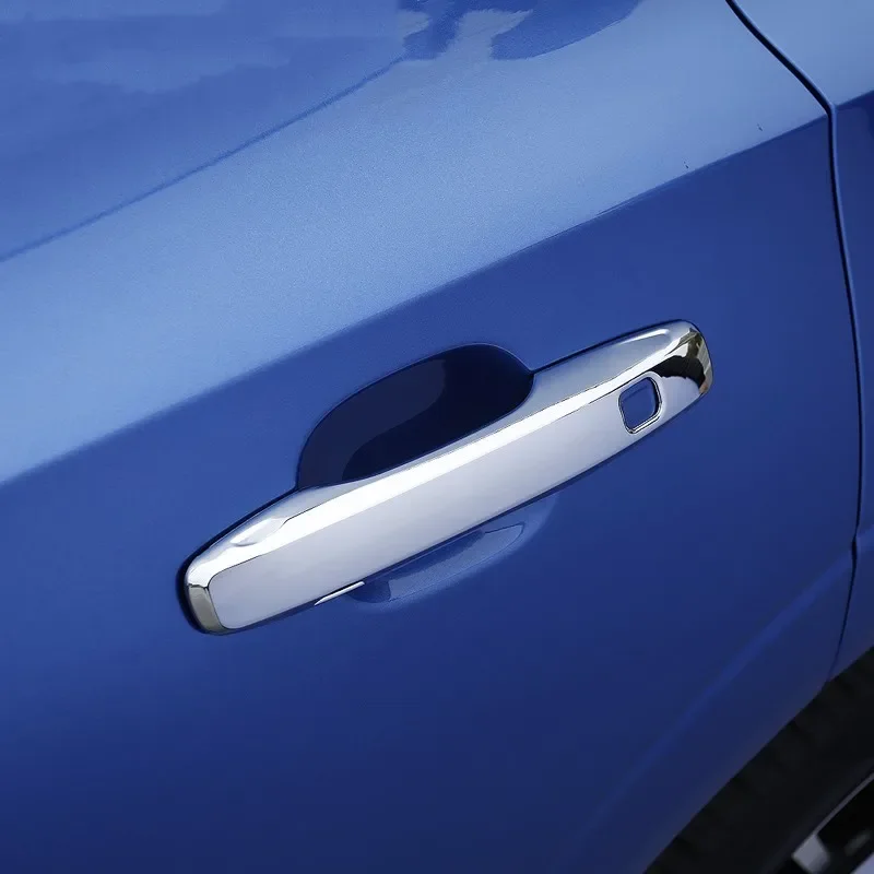 

WELKINRY For Volvo XC60 2nd Generation 2018-2025 ABS chrome Outer Car Body Door Cup Bowl Handle Doorknob Cap Cover Trim