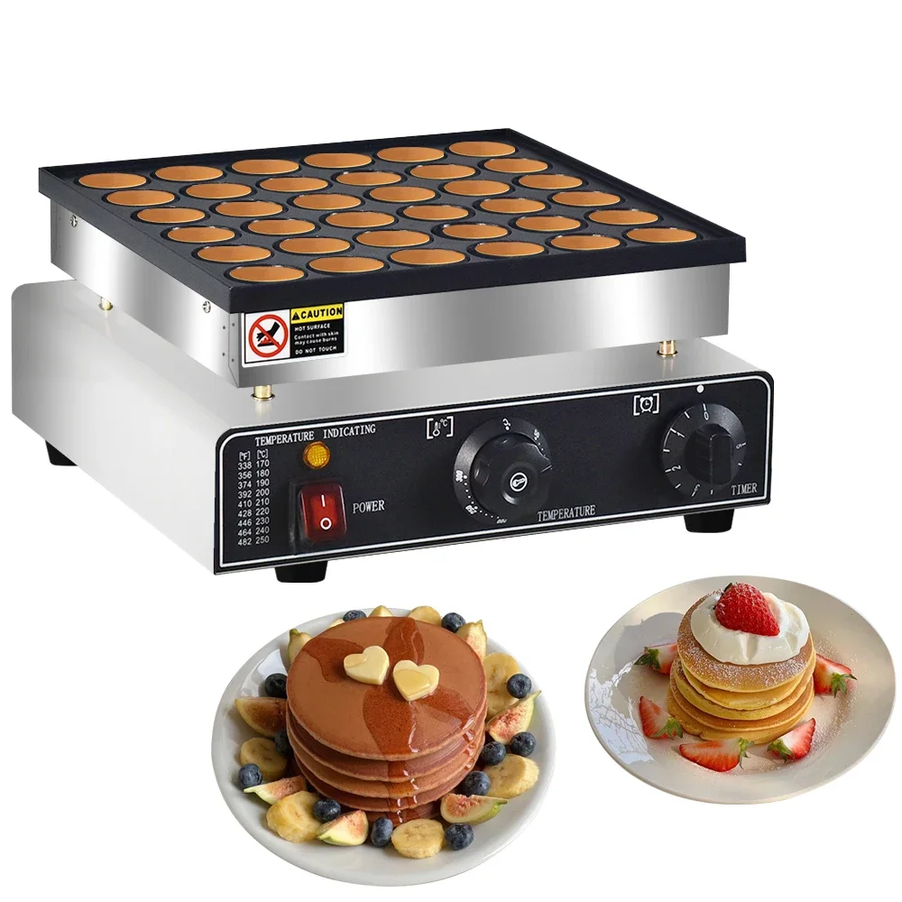 

Electric Waffle Maker 36 holes Nonstick Mini Dutch Pancake Maker mini pancake maker machine Dutch Poffertjes grill muffin XZ776