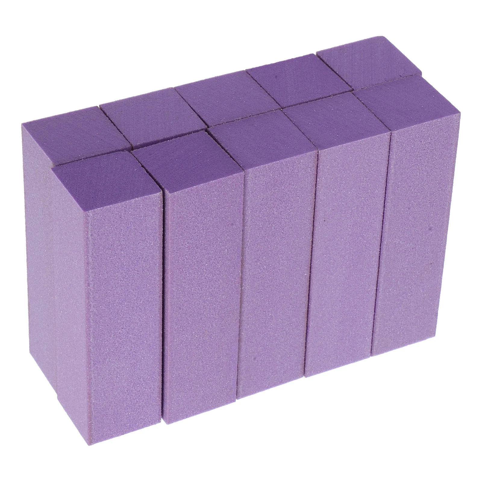 

10Pcs Dual Side Nail Files Sponge Block Manicure Buffer Blocks Durable Soft Texture Nail Grinding Polishing Tools for Travel