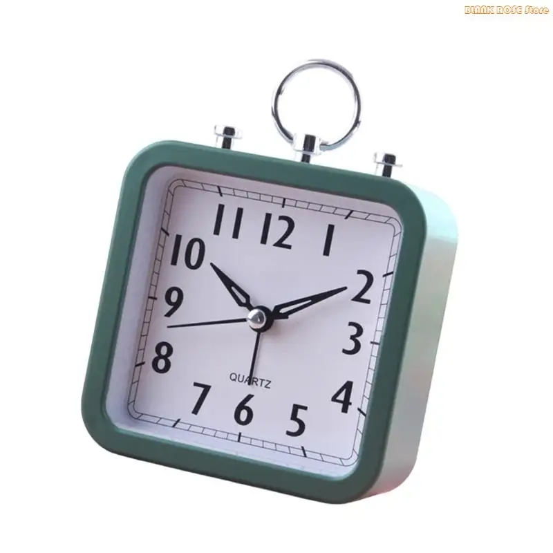 K1AE Modern Analog Alarm Clock Plastic Case Table Alarm Clock For Home Or Travel