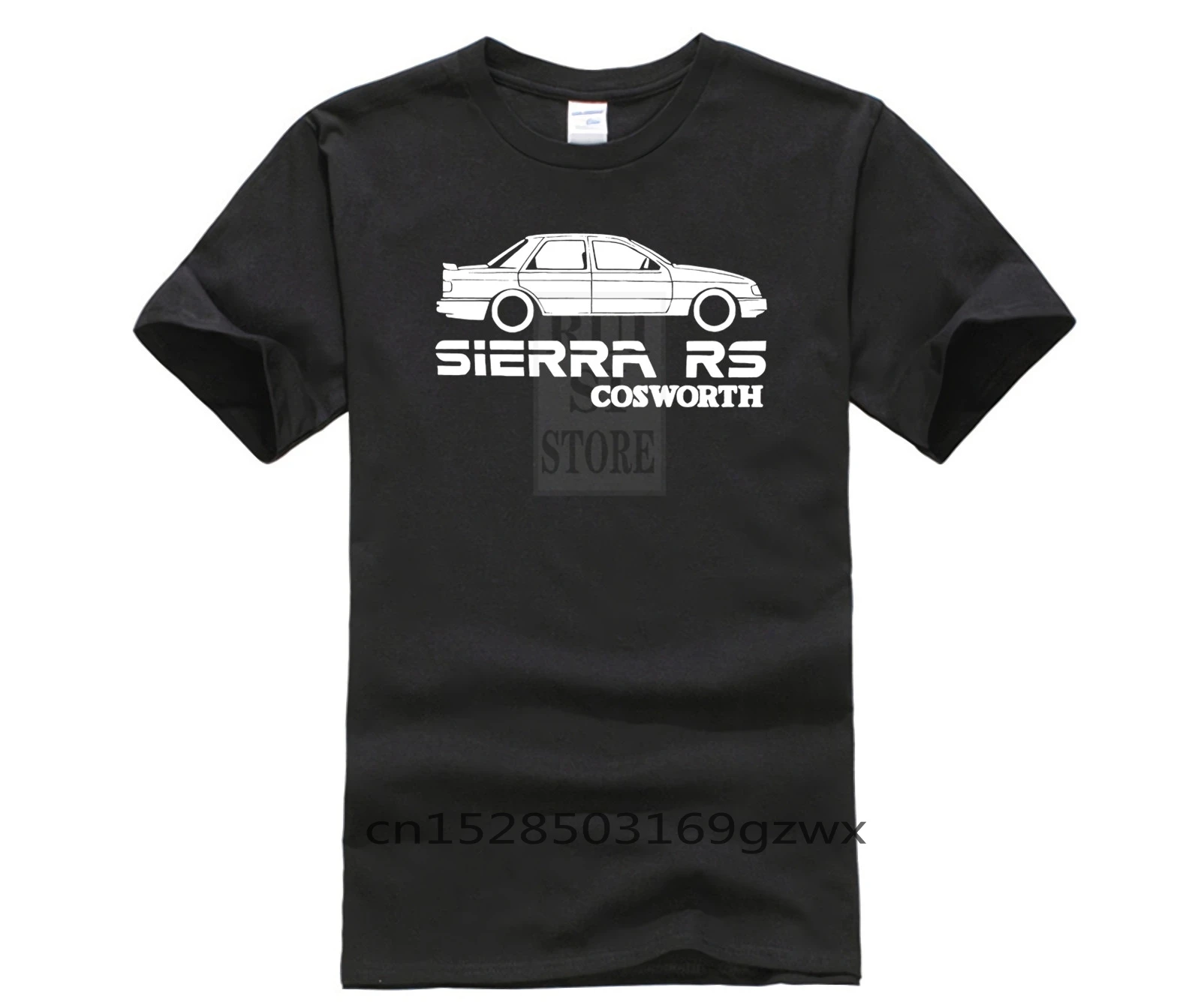 Men Printing Short Sleeve Tshirt trend Classic Ford Sierra RS Cosworth Retro Silhouette Graphic Men s T man\'s T shirt