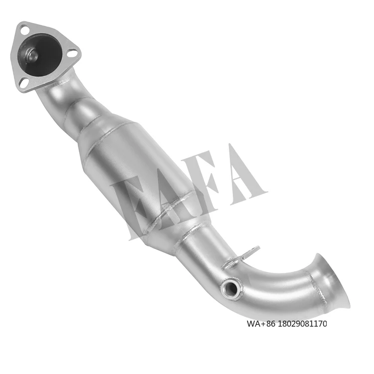 

For Mini R56 1.6T 2012 Stainless Steel Downpipe Exhaust System Head Section Boost Performance Exhaust Pipe with Catalyst