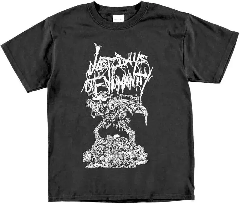 Last Days Of Humanity T Shirt Goregrind Vintage Agathocles Haggus Fluids Gut Rot