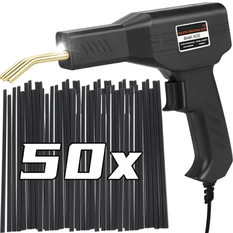 

Plastic Welding Rods for Car Bumper Repair Tools Hot Air Welder Machine Gun Black/White Length 20cm Auto Body Repair Tools