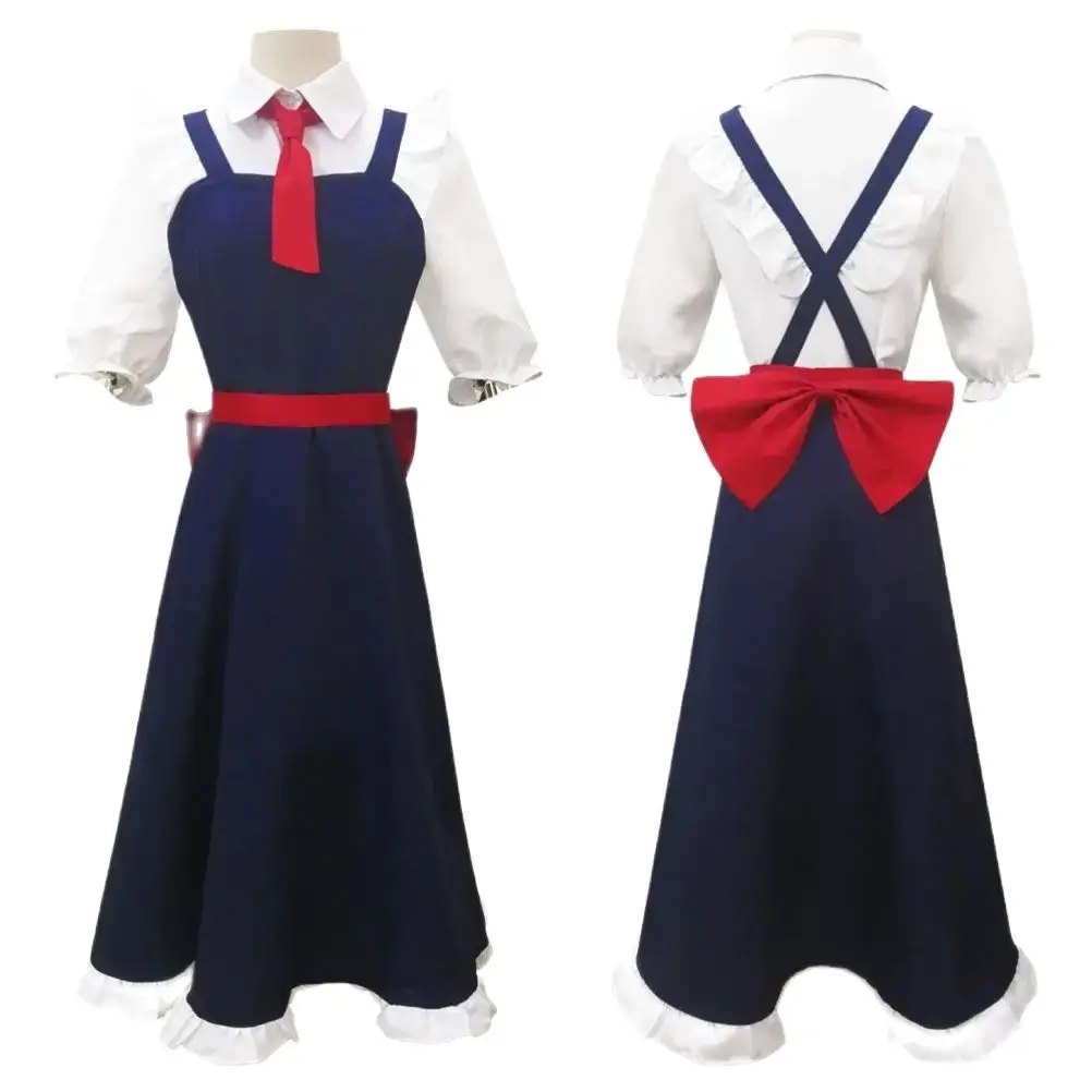 Unisex Anime Cos Maid Tohru Cosplay Costume Dress Custom Size