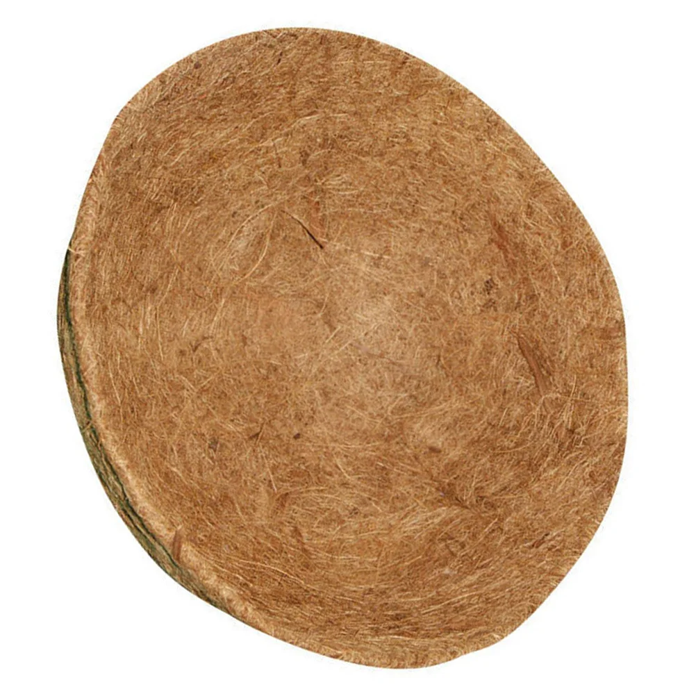 ココナッツ繊維製ハンギングフラワーバスケット交換用、通気性と保水性に優れた植物バスケットライナー（緑化用）