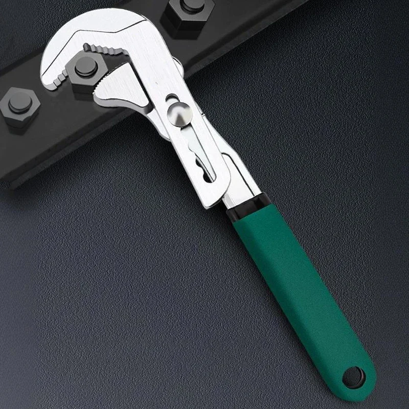 Multi-functional Water Pipe Wrench 14~60mm Adjustable Open End Wrench Bathroom Faucet Pipes Spanner Quick Maintenance Tools