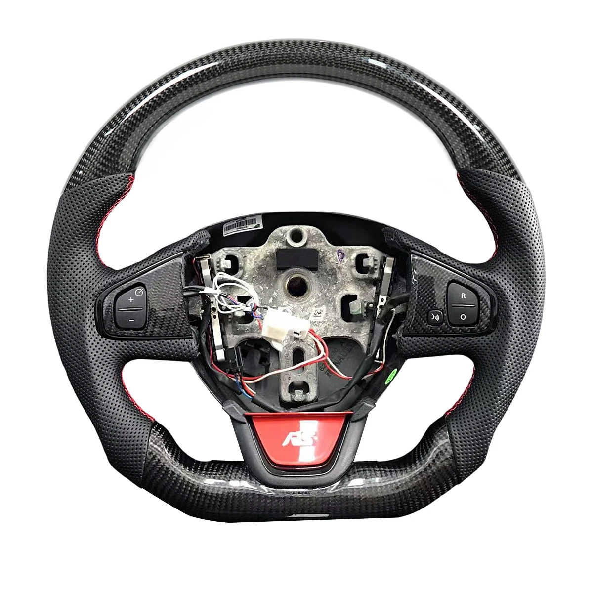 ICF 100% Real Carbon Fiber Steering Wheel without Airbag for Renault Clio 4 Kaptur