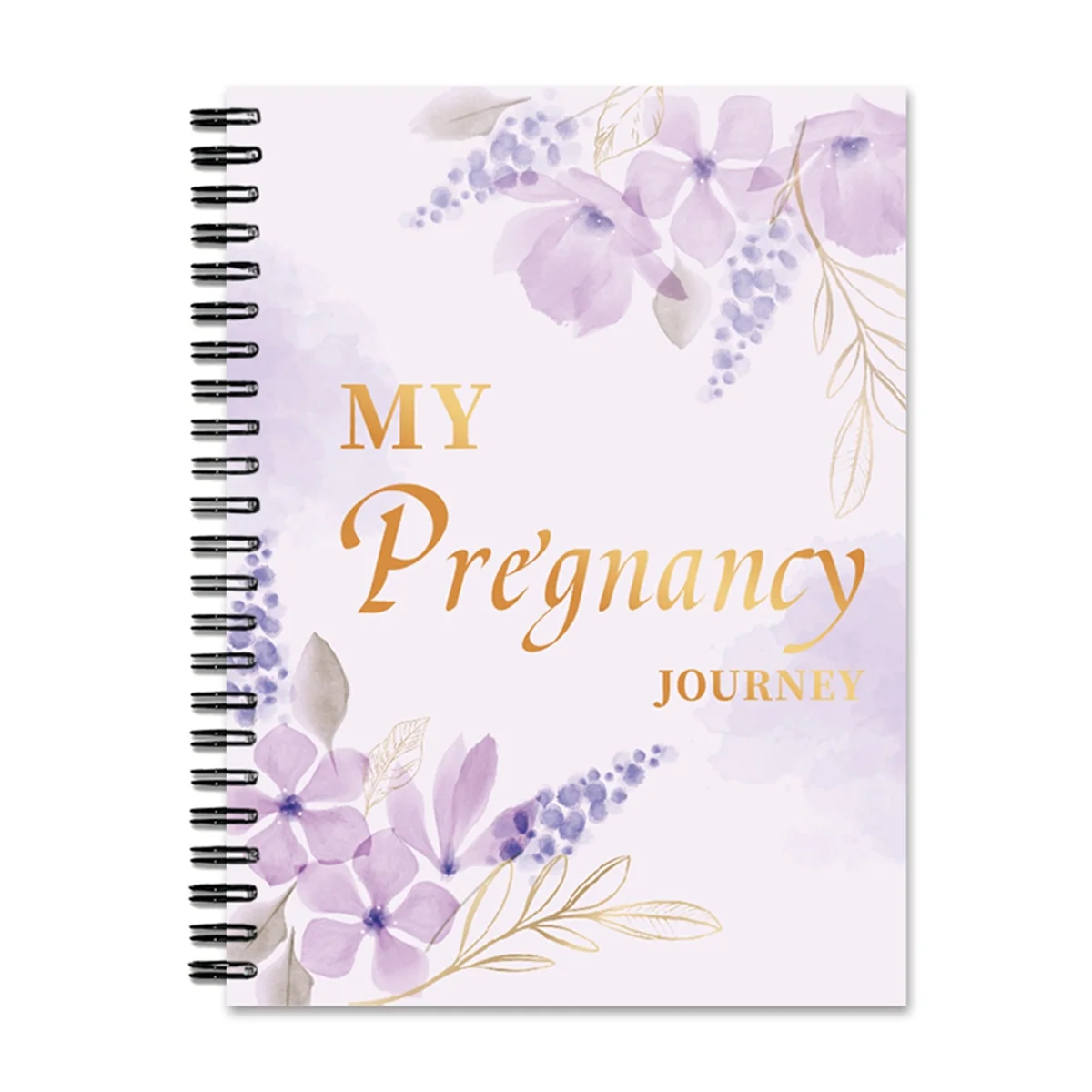 H-W My Pregnancy Journey Book with Cartoon Stickers Hardcover Pregnancy Journal Book Pregnancy Planner Baby Memory Notebook