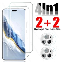 4To1 Camera Glass Hydrogel Film Screen Protector For Honor Magic6 Pro Honar Honer Magic6pro Magic 6Pro 6 Pro 5G 2024 Not Glass