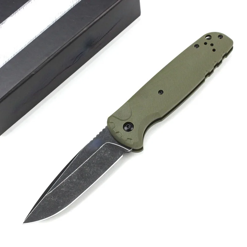 NEW 4300BK Outdoor Camping Folding Knife G10 Handle Pocket Survival Tactical Hunting Utility Fruit Kitchen Knives CED Tools