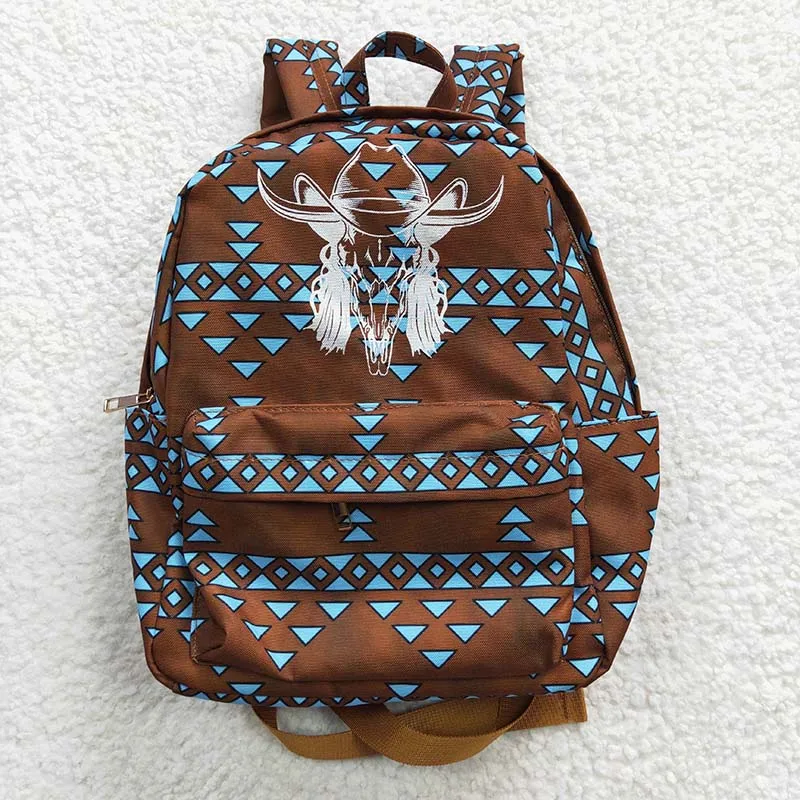 

Wholesale Baby Kids Western Shoulders Backpack Cow Aztec Daypack Toddler Outdoor Portable Children New Teenagers School Bag