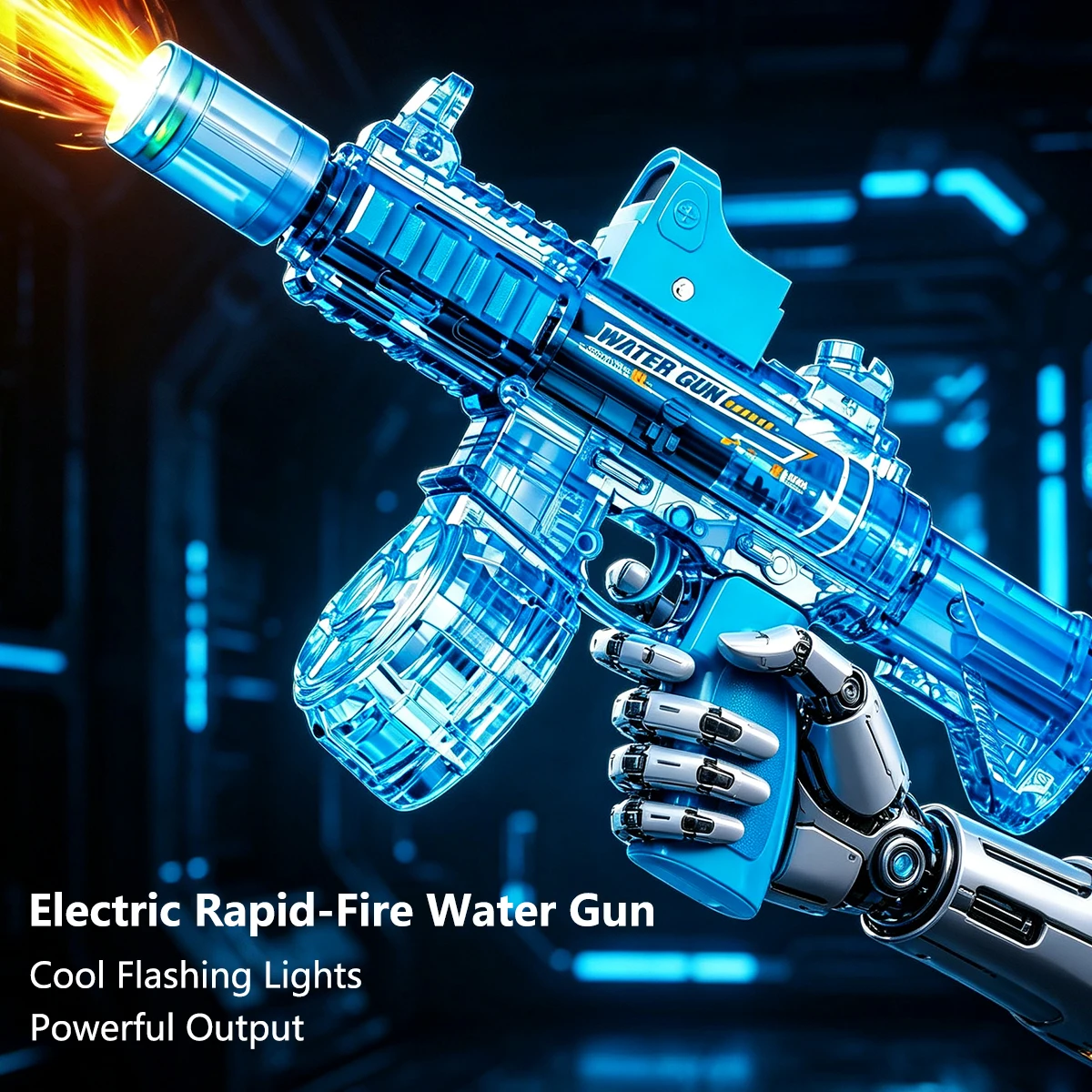 

2026 New Fully Automatic M416 Water Gun Fighting Toy Sailor Gun Outdoor Interaction Beach Summer Water Gun Toys Birthday Gifts