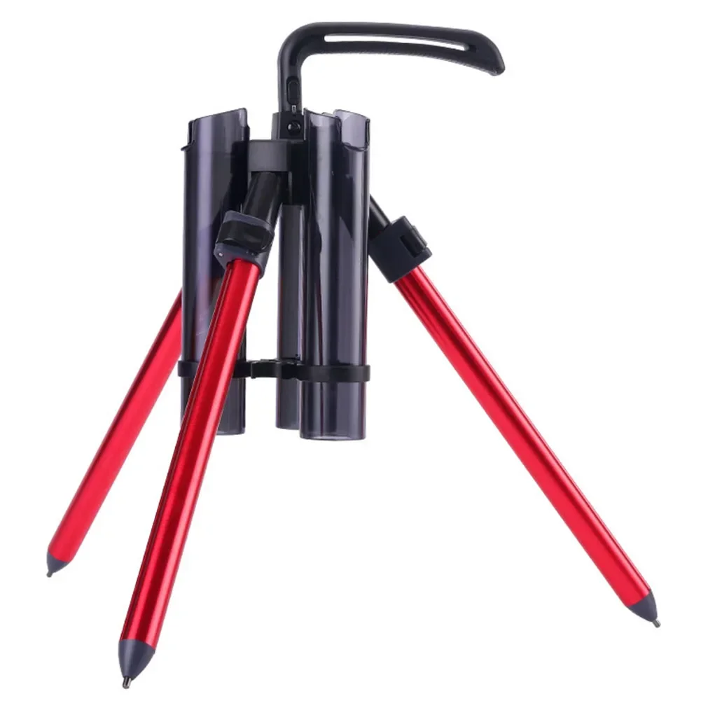 

Efficient Use Fishing Rod Support with Notch Design Portable Folding Tripod Stand for Easy Transport and Storage