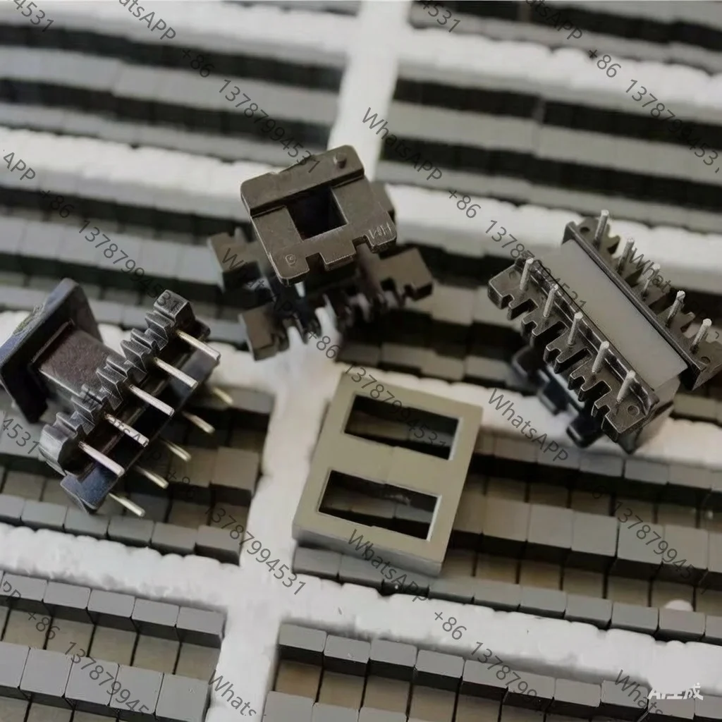 EE Vertical Type Ferrite Magnetic Core Bobbin PC40 Transformer Inductor EE10 EE13 EE16 EE19 EE22 3+3 3+4 4+4 5+5 Pin view 6