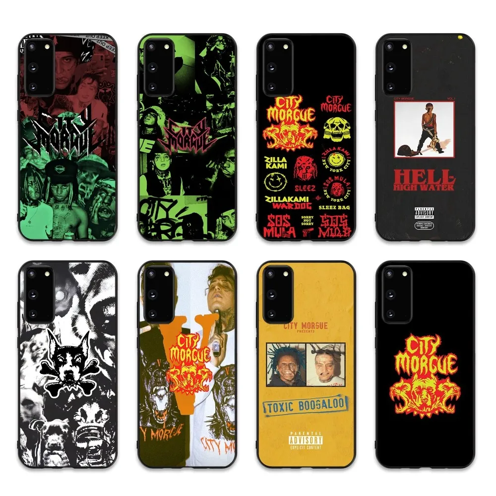 C-City M-Morgue Zillakami Phone Case For Samsung S 9 10 20 21 22 23 30 23 24 plus lite Ultra FE S10lite Fundas