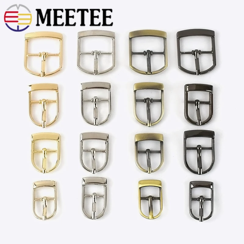 30Pcs 13/16/20/25mm Metal Strap Buckles for Bag Webbing Adjuster Slider Shoes Belt Pin Buckle DIY Leather Accessories BF071