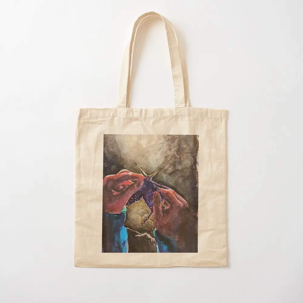 Waiting fireside Tote Bag canvas tote tote bag men shopper bags