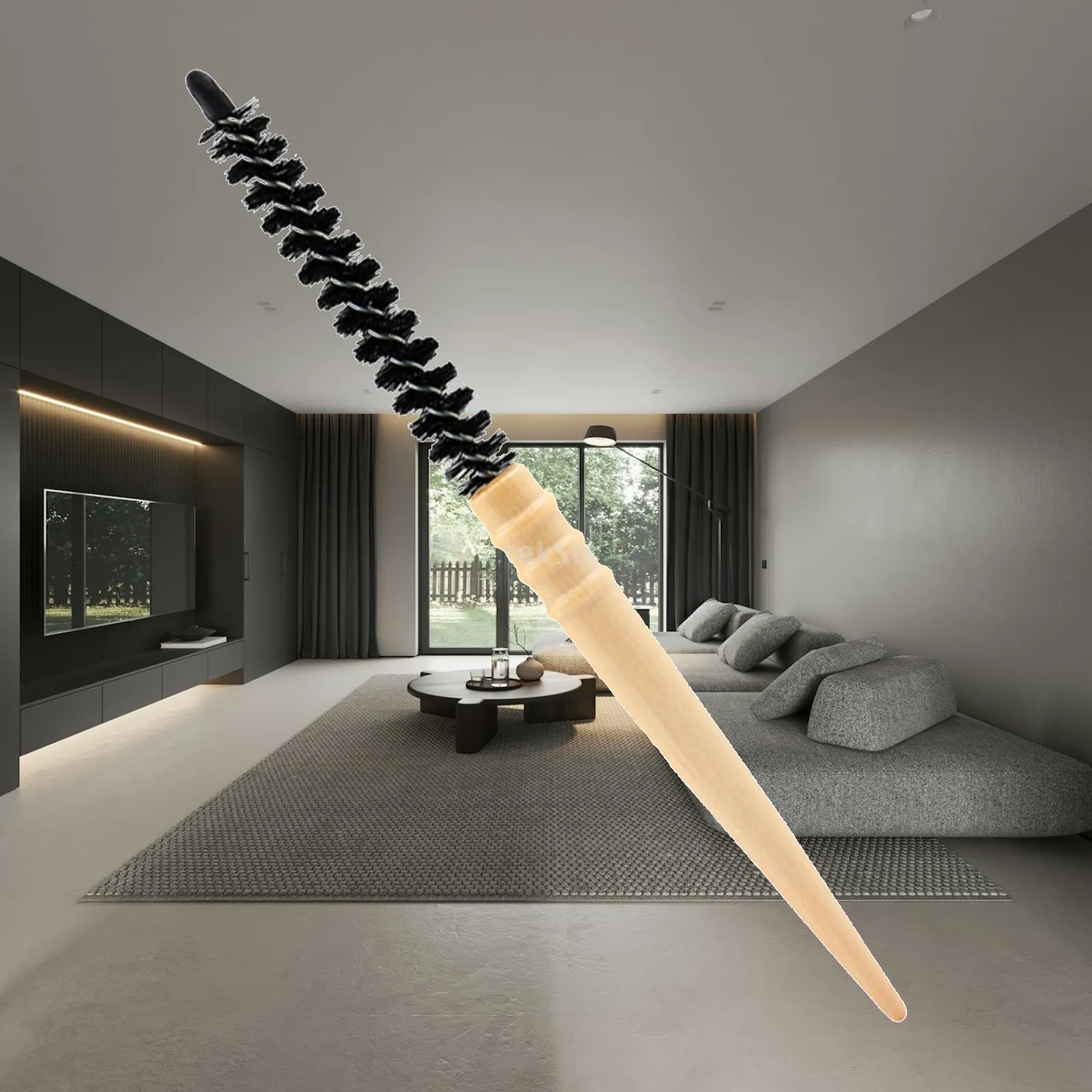 

Small Round Hair Brush, Hair Curling Brush Nylon Bristles Salon Hairdressing Brush for Bangs Thick or Thin Hair Hair Dresses