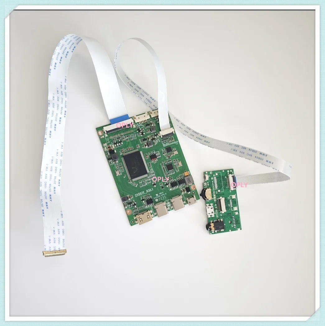 

Плата контроллера 2 TYPE C Mini HDMI-совместимая для 14 дюймов 1920x1080 N140HCE N140HCR N140HCE-G52 EDP светодиодная панель экран комплект DIY