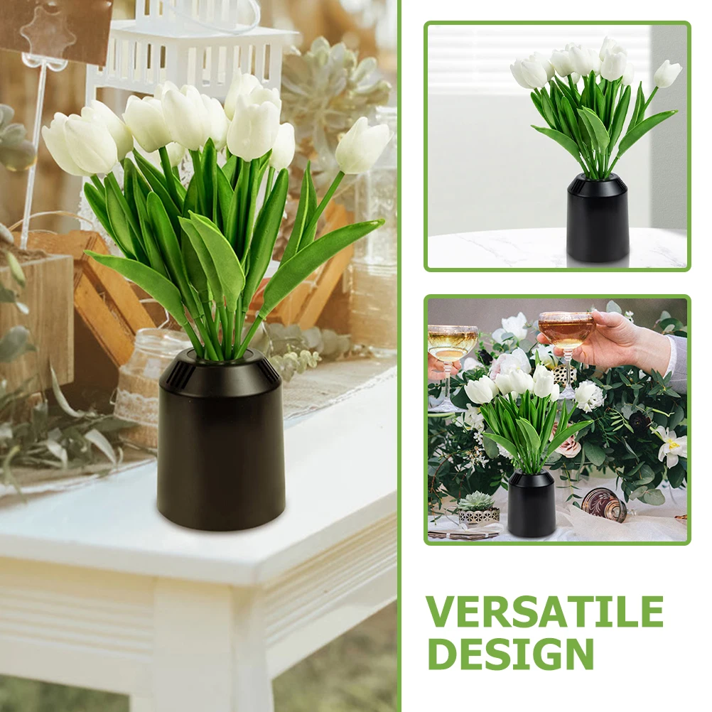 

20 Pcs Decorative Simulated Tulip Bouquet Home Tulips Large White Pvc Household Fake Flower Bride