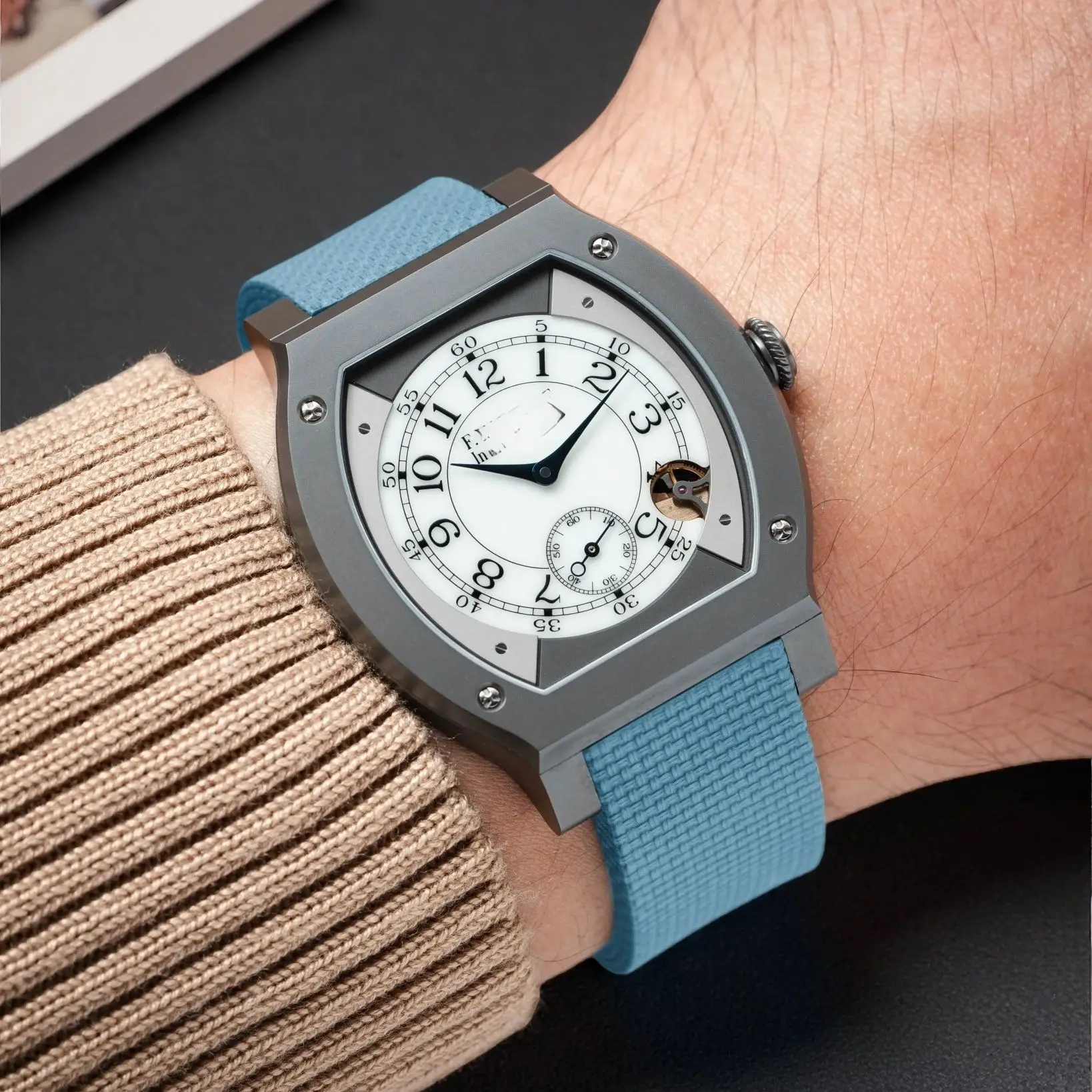 

Мужские ремешки для часов 20 мм 22 мм, универсальные ремешки для часов Sailcloth CTS FKM для Rolex Catier Tank Omega Seiko Oris