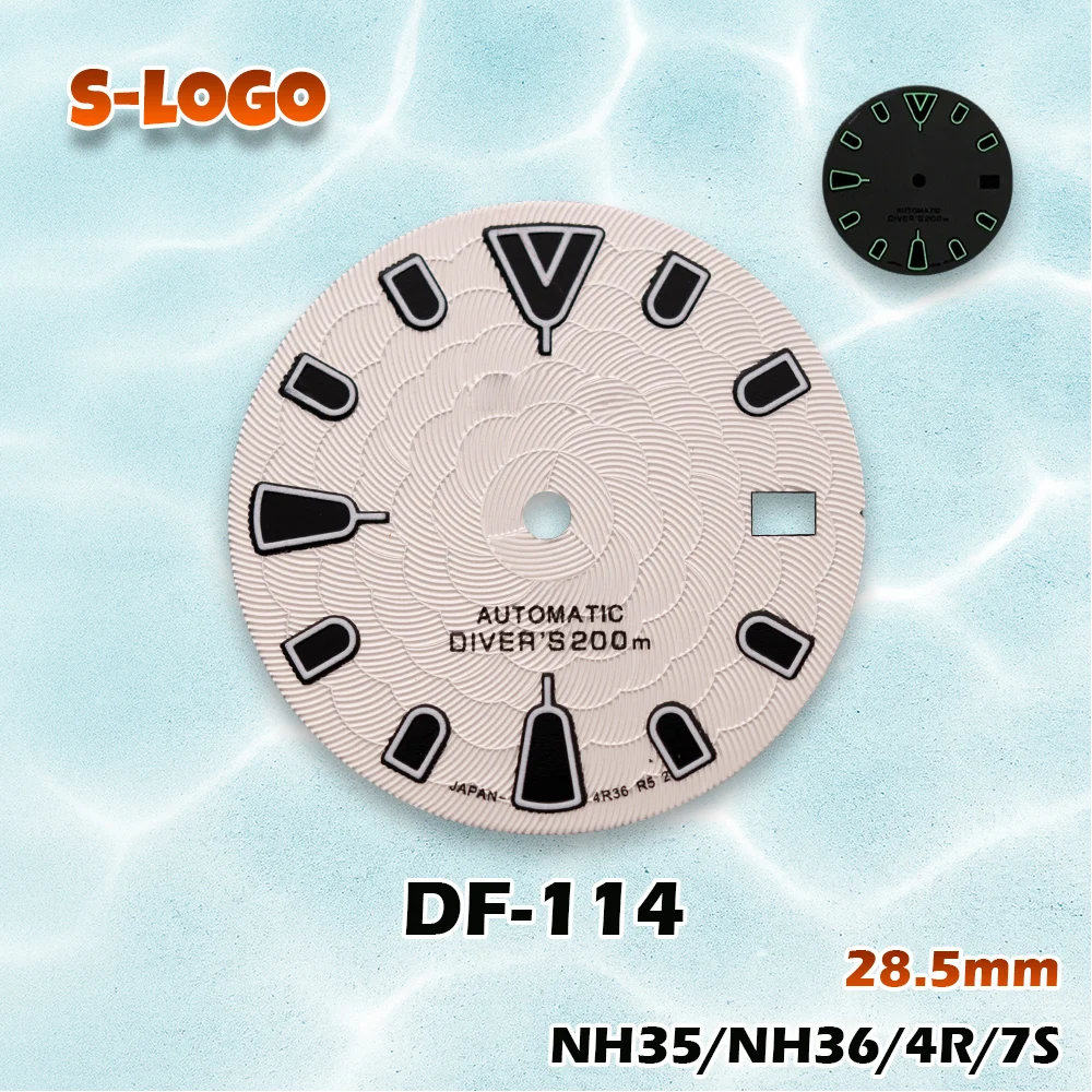 قرص لوتس متعدد الاستخدامات 28.5 ملم لـ NH35/NH36/4R/7S |   التوافق العالمي |   إكسسوارات تعديل ساعة رجالية عالية الجودة