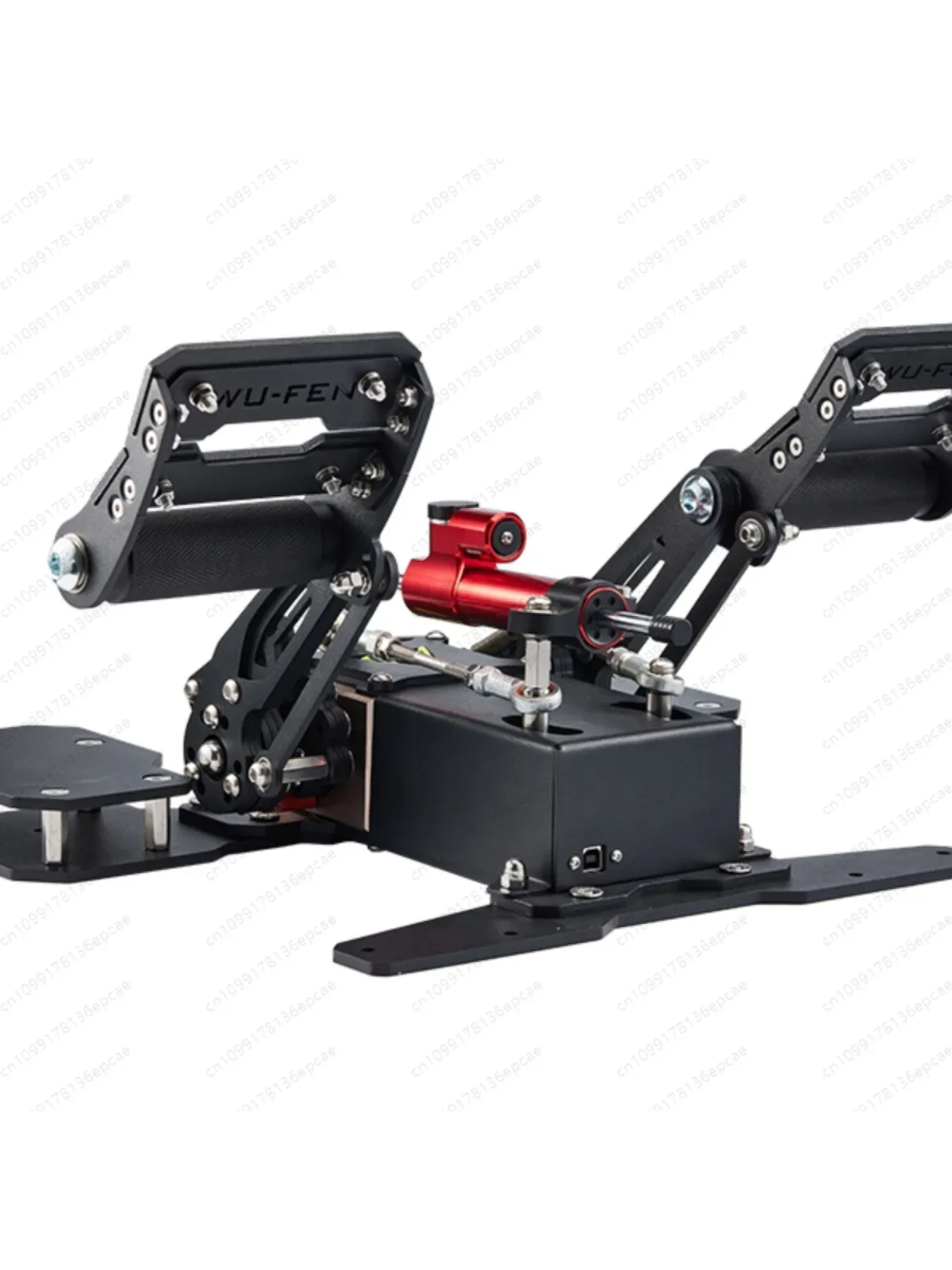 Full Metal Flight Sim Rudder Pedals | Hall Sensor for Precision Brake & Rudder Control | Professional Cockpit Setup